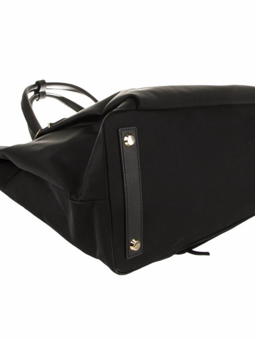 Tumi Black Nylon Catarina Medium Tote with Gold Hardware - Picture 4 of 7